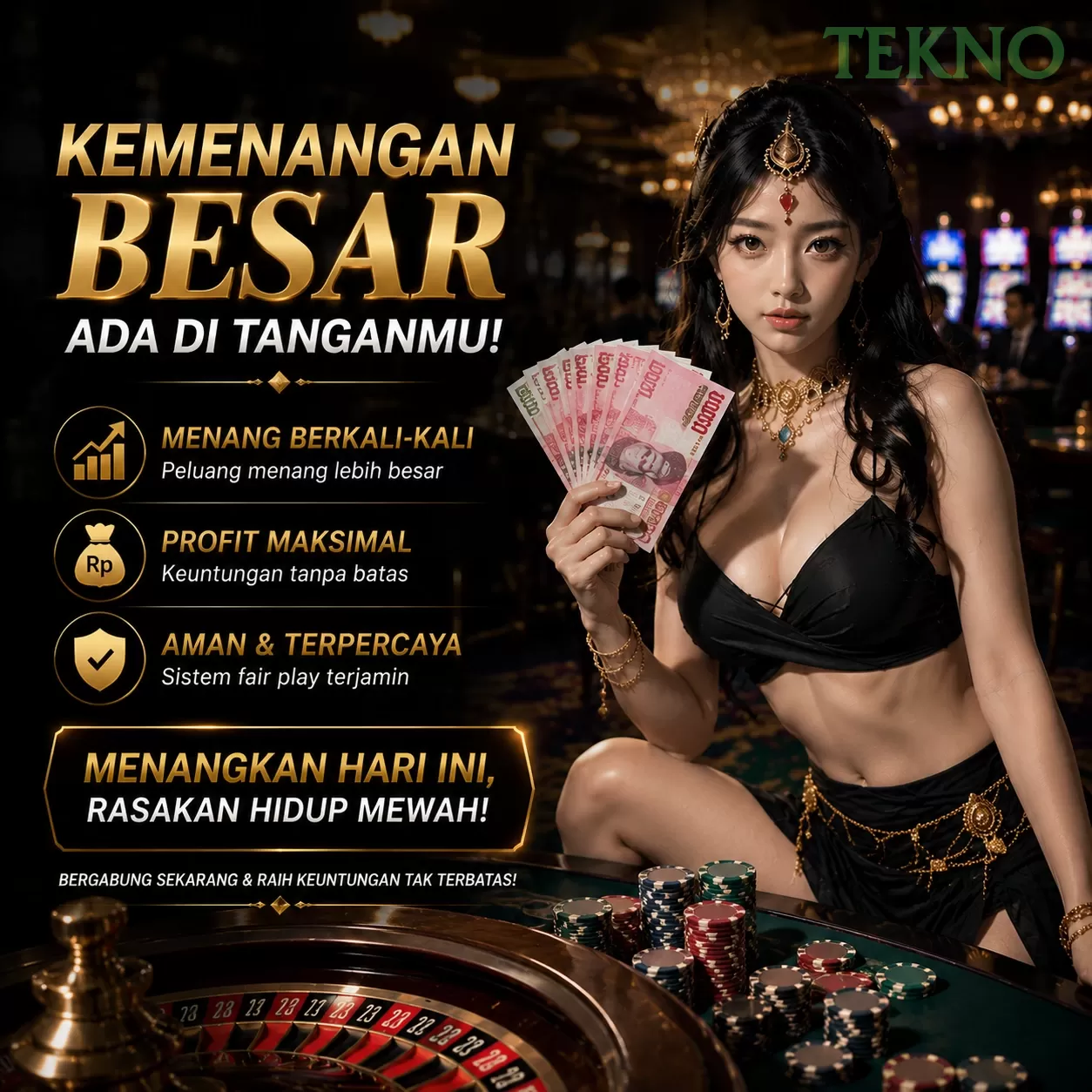 Login tekno Sekarang Bonus Melimpah